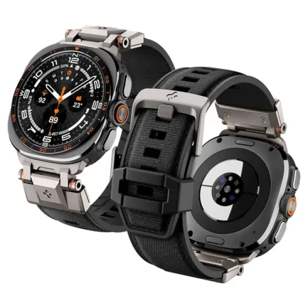 Spigen DuraPro Armor černá / Řemínek / Samsung Galaxy Watch Ultra 2/1 47mm (AMP11615)