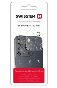 SWISSTEN ochranné sklo na čočku fotoaparátu pro Apple iPhone 11/12 mini (94500101)