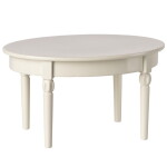 Maileg Jídelní stůl pro myšky Maileg Off White, bílá barva, kov