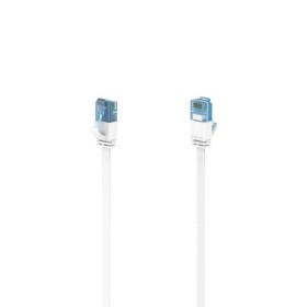 Hama 00200686 RJ45 síťové kabely, propojovací kabely CAT 6A U/UTP 10 m bílá plochý 1 ks