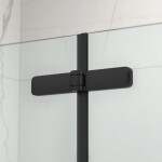 Vanová zástěna SAT SK 150x105 cm černá SATVZSKNEW105C SATVZSKNEW105C