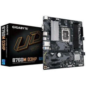 GIGABYTE MB Sc LGA1700 B760M D3HP, Intel B760, 4xDDR5, 1xDP, 1xHDMI, 1xVGA, mATX EDF_1706034