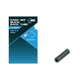 Nash Hadička Blow Back Tube Dark Silt 0,75mm Velikost 5-8 50ks (T8018)