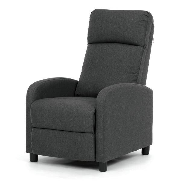 Polohovací křeslo, šedá, látka, TV-W3397 GREY2