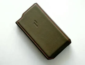 COWON kožené pouzdro pro COWON Plenue R hnědá (8809290183088)