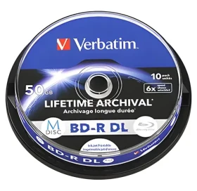Verbatim MDISC BD-R DL 43847 / Blu-ray disk / 50 GB / 6x / 10 ks / Spindl / Inkjet Printable (43847)