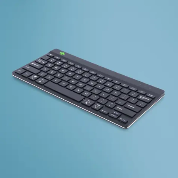 R-Go Tools Compact Break US černá / Kompaktní klávesnice / US layout / bezdrátová / Bluetooth 5.0 (RGOCOUSWLBL)