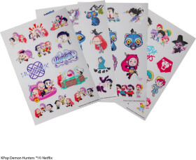 K-pop Demon Hunters samolepky