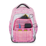 Školní batohový 5-dílný set Bagmaster LUMI 25 A KRÁLÍČEK (batoh,penál,sáček na cvičky,box na svačinu,láhev)