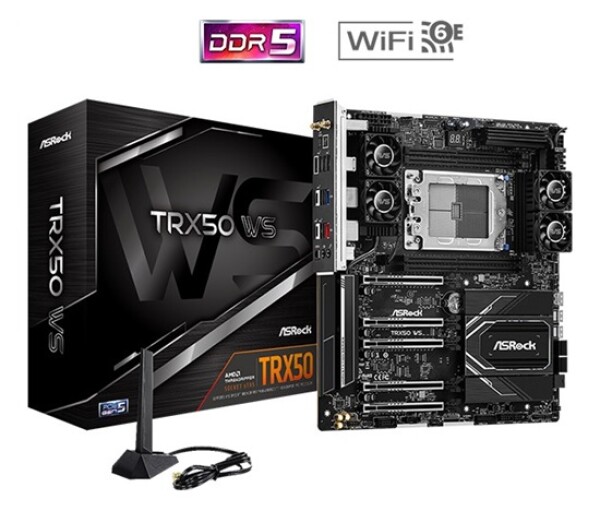 ASRock MB Sc sTRX5 TRX50 WS, AMD TRX50, 4xDDR5, E-ATX EDF_380923