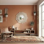 REA - NÁSTĚNNÉ ZRCADLO BOHO 60CM 322051 HOM-03007