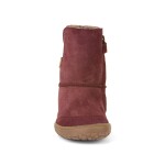 Dívčí zimní barefoot boty TEX SUEDE Bordeaux, Froddo, G3160238-1, červená - 29