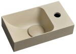 SAPHO - PICCOLINO betonové umývátko 30,8x17cm, baterie vpravo, žlutá mat PK30522