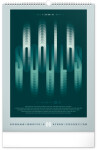 Nástěnný kalendář 2026 NOTIQUE - Alternative Movie Posters, 33 x 46 cm