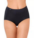SLOGGI 24/7 MICROFIBRE - Maxi kalhotky (3 ks) – vysoký pas a hladký lesk Sloggi BLACK 48