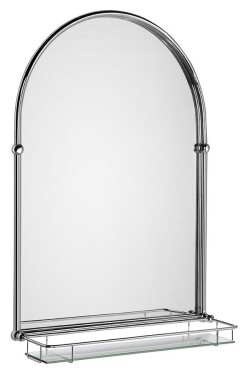 SAPHO - TIGA zrcadlo s policí 48x67cm, chrom HZ202