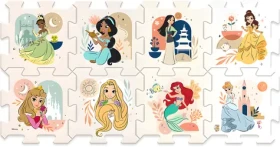 TREFL Pěnové puzzle Disney princezny