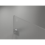 MEXEN/S - Lunar-F skládací sprchové dveře levé 140, transparent, chrom 836S-140-050-01-00-L