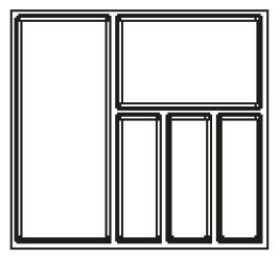 Agoform příborník Sky 600 barva: antracit