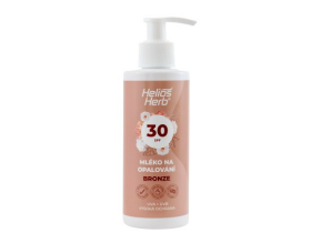 Helios Herb Mléko na opalování bronze SPF 30 200 ml