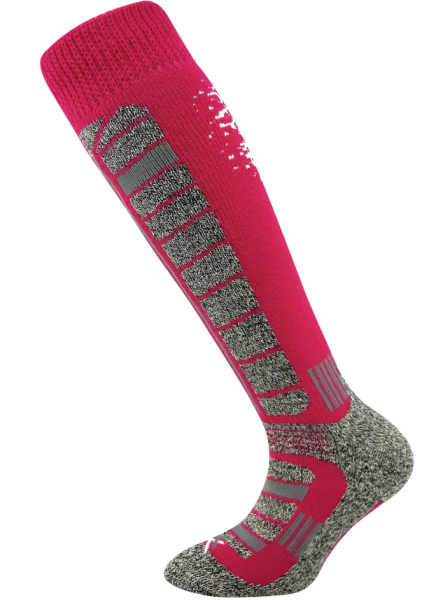 Podkolenky Voxx dětské merino Carving magenta 35-38 EU