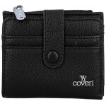 Trendy dámská mini koženková peněženka Coveri Arbi, černá