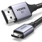 Ugreen HD163 15515 Mini HDMI (samec) - HDMI (samec) kabel 2m černá / 8K (15515)