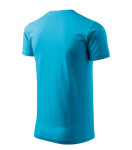 Heavy New tričko unisex tyrkysová 2XL