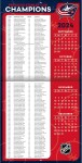 JF Turner Kalendář Columbus Blue Jackets NHL 2025 Wall Calendar