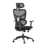 Kancelářská židle, houpací mechanismus, černá, KA-K2080 BK