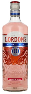 Gordons Gin Pink Nealkoholický 0% 0,7 l (holá láhev)