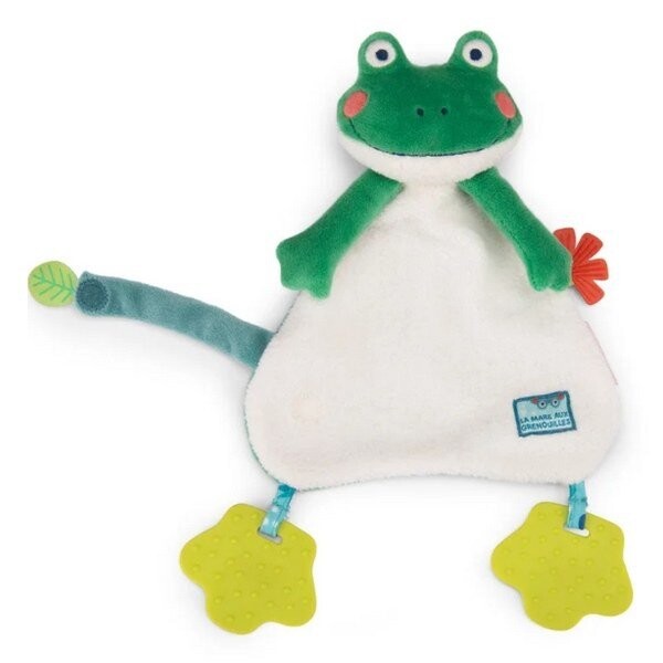 MOULIN ROTY Mazlík žabka s klipem na dudlík