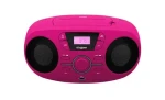 Bigben CD61RUSB růžová / Přenosný CD přehrávač / MP3 / FM / 6 x LR14 (8bcd61rusb)