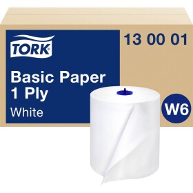 TORK 130001 papírové utěrky v roli (d x š) 250 m x 19.5 cm bílá 1500 m