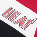 Mitchell & Ness Pánská mikina Miami Heat NBA Color Blocked Fleece Hoodie Velikost: S