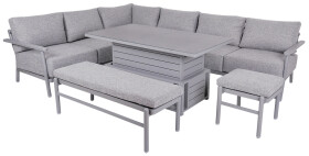 Rojaplast TAMPA souprava hliníková - šedá