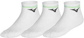 Mizuno TN Mid 3P With Line 6PK U White Neo Mint - Běžecké ponožky Mizuno TN Mid 3P With Line 6PK 32GXCA25Z70 - tři páry Velikost textilu: L