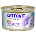 Kattovit Sensitive kuře 85 g / Konzerva pro kočky / citlivé trávení (393-772152)