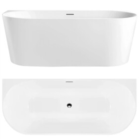 REA - Akrylátová vana CAPRI SLIM 170cm REA-W4331