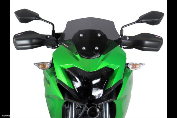 Kawasaki Versys-X 300 17-23 Adventure Sports plexi štít Powerbronze 200 mm - bílá