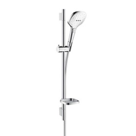 HANSGROHE - Raindance Select E Sprchová souprava 120, 3 proudy, EcoSmart 9 l/min, bílá/chrom 26622400
