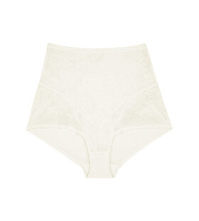 Dámské kalhotky Wild Rose Sensation Highwaist Panty - WHITE - bílé 00GZ - TRIUMPH WHITE S