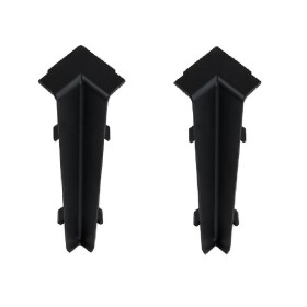 Rohová spojka vnitřní Hi-Line 90 černá - 2 ks