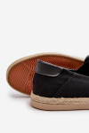 Pánské tenisky Espadrille s prýmkem, černý Fenen 41