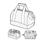 Cestovní taška Reisenthel Allrounder M Rhombus midnight gold