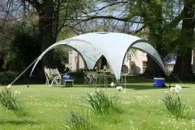 Coleman Pavilion Event Shelter světle šedá/šedá / Přístřešek / 4,5x4,5 m / vodní sloupec 1000 mm / UV 50+ (2000034472)
