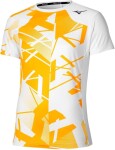 Mizuno Daybreakers Shadow Graphic SS Tee M White Citrus