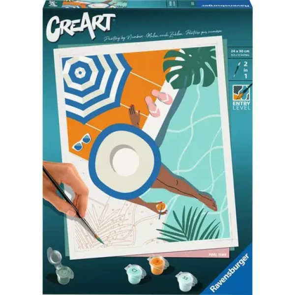 Ravensburger CreArt U bazénu – malování podle čísel