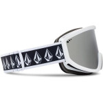 Snowboardové brýle Volcom FOOTPRINTS WHITE RERUN/SILVER CHROME silver mirrors (VG0622316) jedna velikost