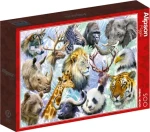 ALIPSON Puzzle Zvířecí hlavy